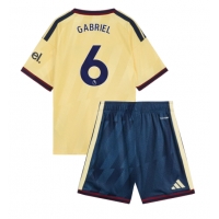 Arsenal Gabriel Magalhaes #6 Tredje Tröja Barn 2026-27 Kortärmad (+ Korta byxor)